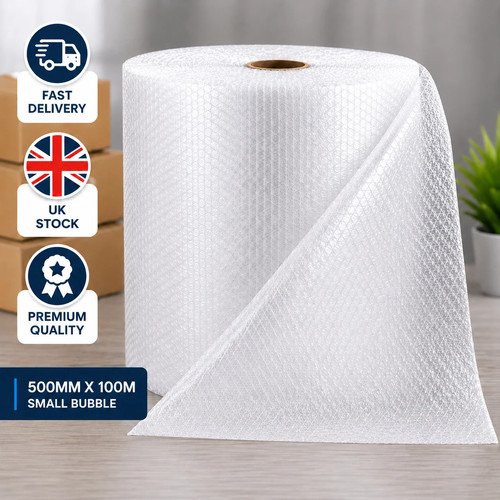 Bubble wrap roll 500mm 100m - wrap,