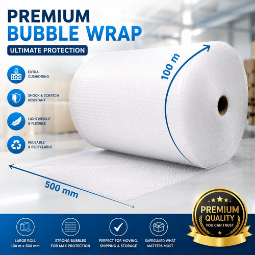 500mm 100m bubble wrap - x,