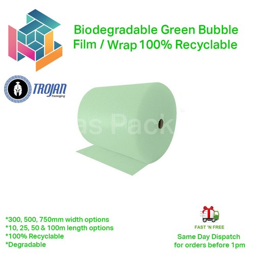 Biodegradable green bubble - green,