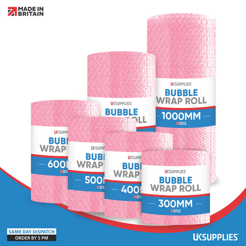 Pink antistatic bubble - pink, wrap