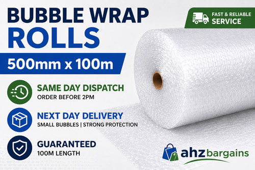 Bubble wrap roll 500mm 100m - 500mm,